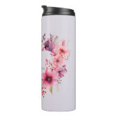 Bloemen van Liefde | Bloemig | Violet | Ik Hou van Thermosbeker (Geroteerd rechts)