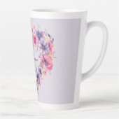 Bloemen van Liefde | Bloemkrans | VALENTIJNSDAG Latte Mok (Rechts)