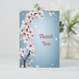 Bloemen van Liefde" Huwelijksuitnodiging Collectie Bedankkaart