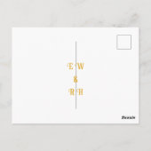 Bloemen van Liefde" Huwelijksuitnodiging Collectie Briefkaart (Achterkant)