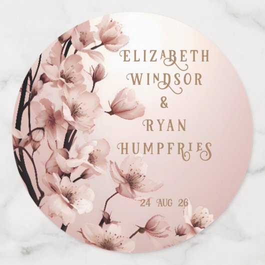 Bloemen van Liefde" Huwelijksuitnodiging Collectie Confetti (Grote achterkant)