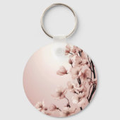 Bloemen van Liefde" Huwelijksuitnodiging Collectie Sleutelhanger (Achterkant)