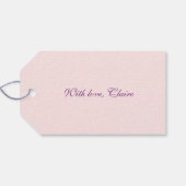 Bloemen van Liefde | VALENTIJNSDAG | Aangepaste na Cadeaulabel (Achterkant Horizontaal)