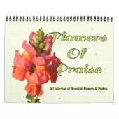 Bloemen van Lof Psalmen Inspirerend Muur Kalender (Hoes)
