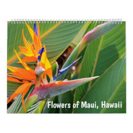 Bloemen van Maui Hawaii Kalender