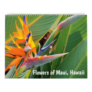 Bloemen van Maui Hawaii Kalender