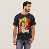 Bloemen van Mexico Word Art - Mexicaanse trots T-shirt (Voorkant volledig)
