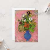 Bloemen, van Odilon Redon Kaart (Voorkant / Achterkant in situ)