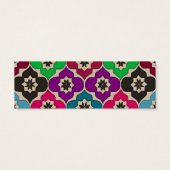 Bloemen van Plezier ~ Bladwijzer / Grootte 3" x 1" Mini Visitekaartjes (Achterkant)