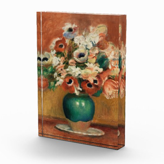 Bloemen van Renoir Impressionist Art Painting Fotoblokken (Rechts)