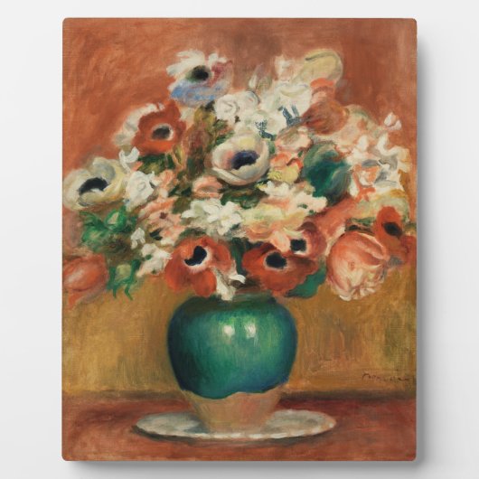 Bloemen van Renoir Impressionist Art Painting Fotoplaat (Voorkant)