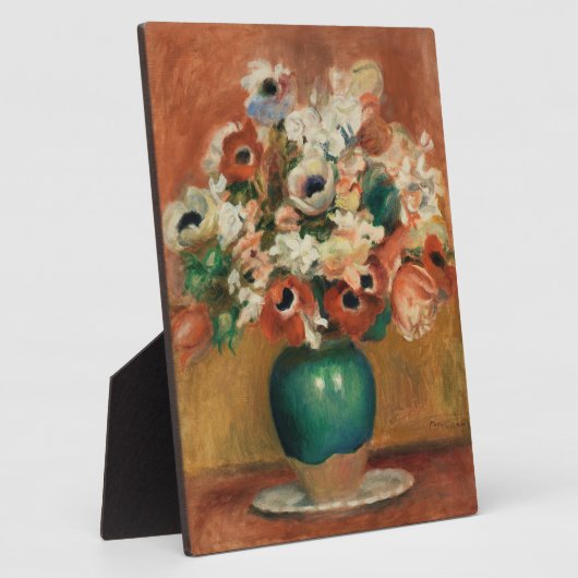 Bloemen van Renoir Impressionist Art Painting Fotoplaat (Zijkant)