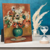 Bloemen van Renoir Impressionist Art Painting Fotoplaat (Zijkant)