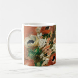 Bloemen van Renoir Impressionist Art Painting Koffiemok