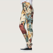 bloemen van Roos, tulp, lelies en madeliefjes Leggings (Links)