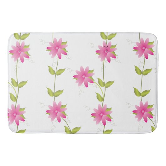 Bloemen van roze badmat (Voorkant)
