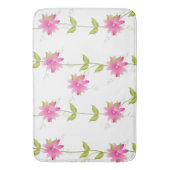 Bloemen van roze badmat (Voorkant Verticaal)