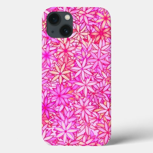 bloemen van roze, perziken, orchidee en koraal Case-Mate iPhone case (Achterkant)