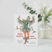 Bloemen van Shakespeare Holly Walter Crane CC0968 Briefkaart (Staand voorkant)