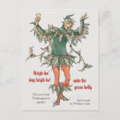 Bloemen van Shakespeare Holly Walter Crane CC0968 Briefkaart (Voorkant)