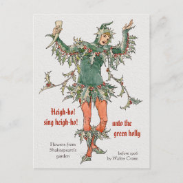 Bloemen van Shakespeare Holly Walter Crane CC0968 Briefkaart