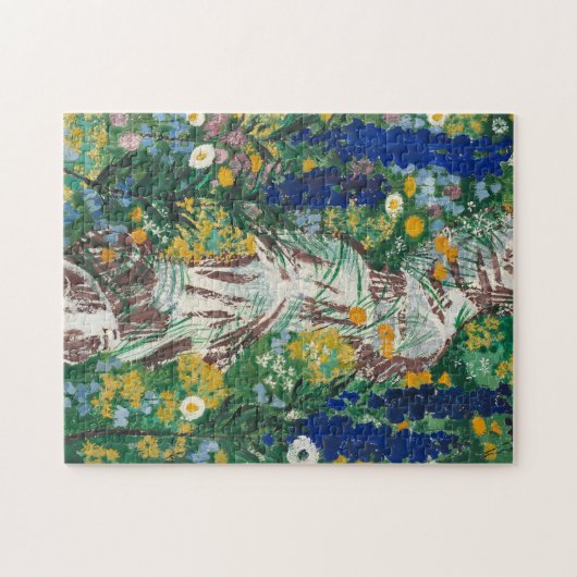 Bloemen van The Stream | August Babberger Legpuzzel (Horizontaal)