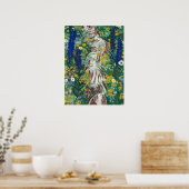 Bloemen van The Stream | August Babberger Poster (Keuken)