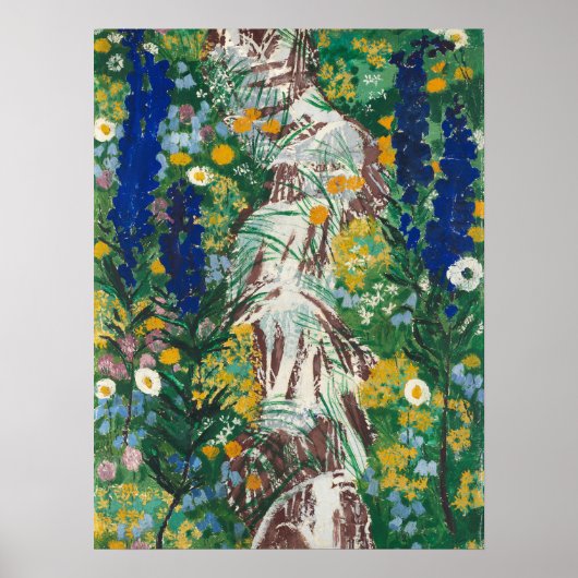 Bloemen van The Stream | August Babberger Poster (Voorkant)