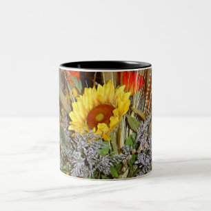 Bloemen van Toscane Tweekleurige Koffiemok
