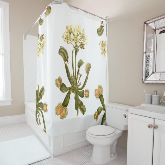 bloemen van venus flyval douchegordijn (In situ)