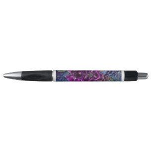 Bloemen van vlinder en van handschoenen pen