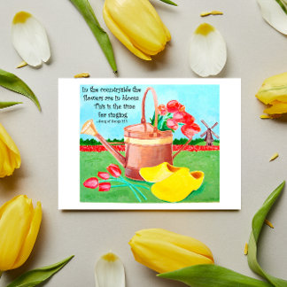 Bloemen van vriendschap dank je wel kaart