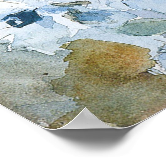 Bloemen van Vrubel Poster (Hoek)