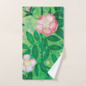 Bloemen van wilde rozen bad handdoek (Handdoek)