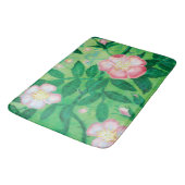 Bloemen van wilde rozen badmat (Gekanteld)