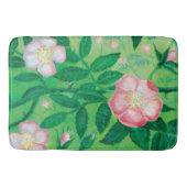 Bloemen van wilde rozen badmat (Voorkant)