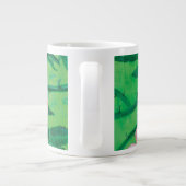 Bloemen van wilde rozen grote koffiekop (Achterkant)