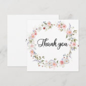 Bloemen van WildFloral Bedankkaart (Voorkant / Achterkant)