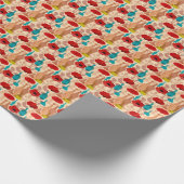 Bloemen, vassen en flessen cadeaupapier (Hoek)