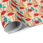 Bloemen, vassen en flessen cadeaupapier (Rol Hoek)