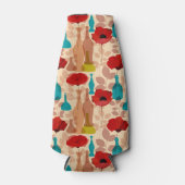 Bloemen, vassen en flessen flesjeskoeler (Voorkant)