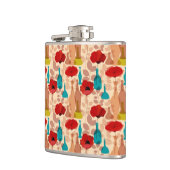 Bloemen, vassen en flessen heupfles (Links)