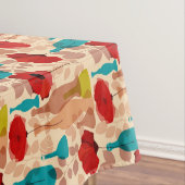 Bloemen, vassen en flessen tafelkleed (Voorbeeld)