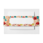 Bloemen, vassen en flessen uitnodigingen wikkel (Voorkant Voorbeeld)