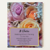 Bloemen veelkleurige Rozen Mijn Wedding Planner (Achterkant)