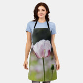 Bloemen veld met close up bloeiende lila bloem. schort (Gedragen)