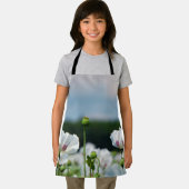 Bloemen veld, Papaver somneferum maanzaad bloem. Schort (Insitu)