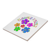 Bloemen ventilator ventilator tegeltje (Zijkant)