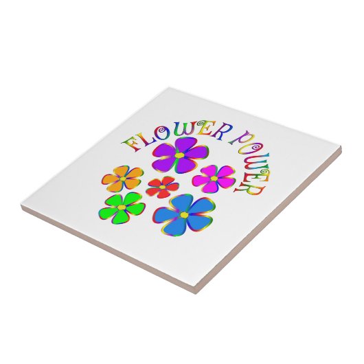 Bloemen ventilator ventilator tegeltje (Zijkant)