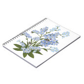 Bloemen, vergeet me niet notitieboek (Linkerzijde)